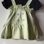 DUNGAREE MODEL FROCK SET